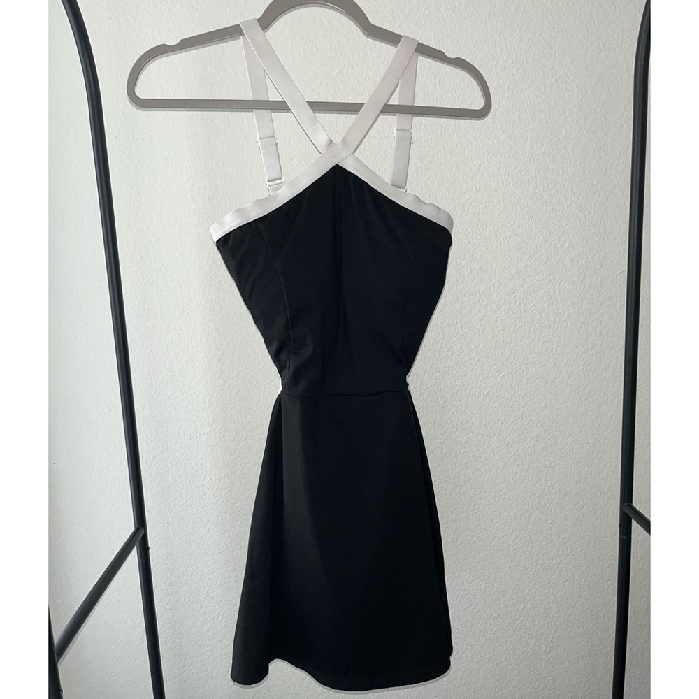 ALO Yoga Black and White Mini Dress